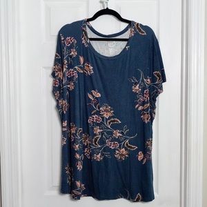 Maurices blue blouse